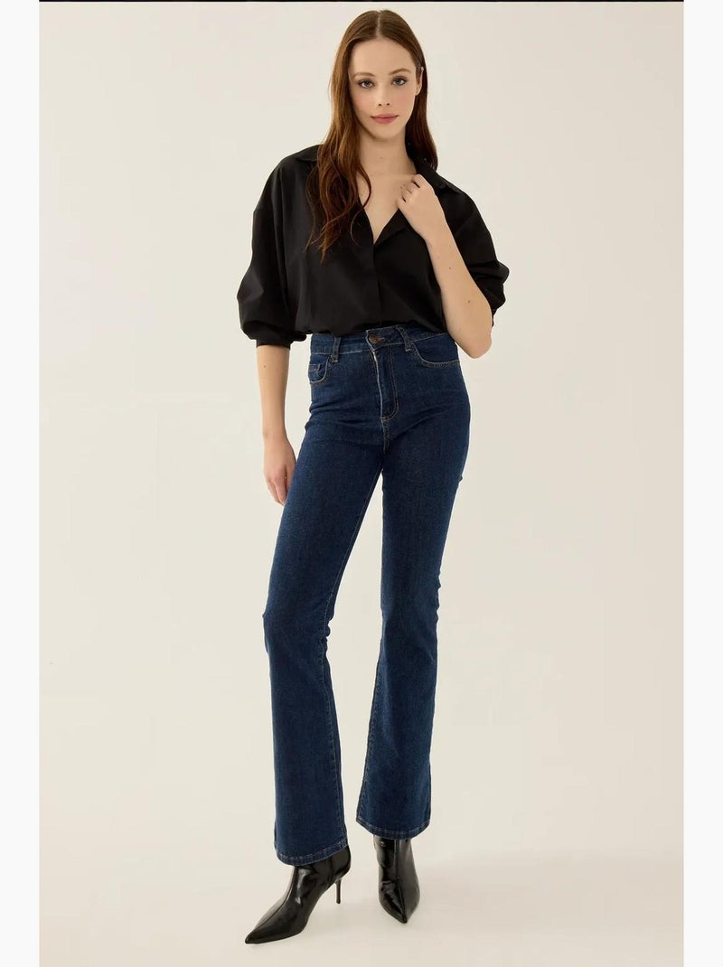 Chemise oversize basique hiccup Noir - Kiabi