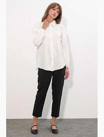 Chemise oversize en coton à manches longues bdart