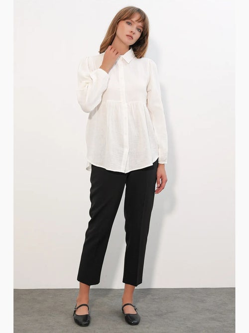 Chemise oversize en coton à manches longues bdart - Kiabi Chemise oversize en coton à manches longues bdart - Kiabi