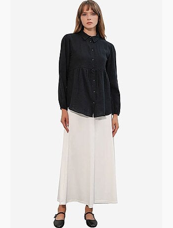 Chemise oversize en coton à manches longues bdart