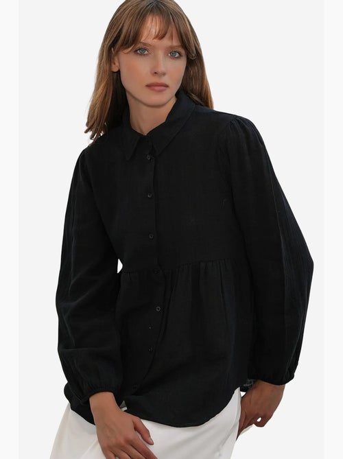 Chemise oversize en coton à manches longues bdart - Kiabi Chemise oversize en coton à manches longues bdart - Kiabi