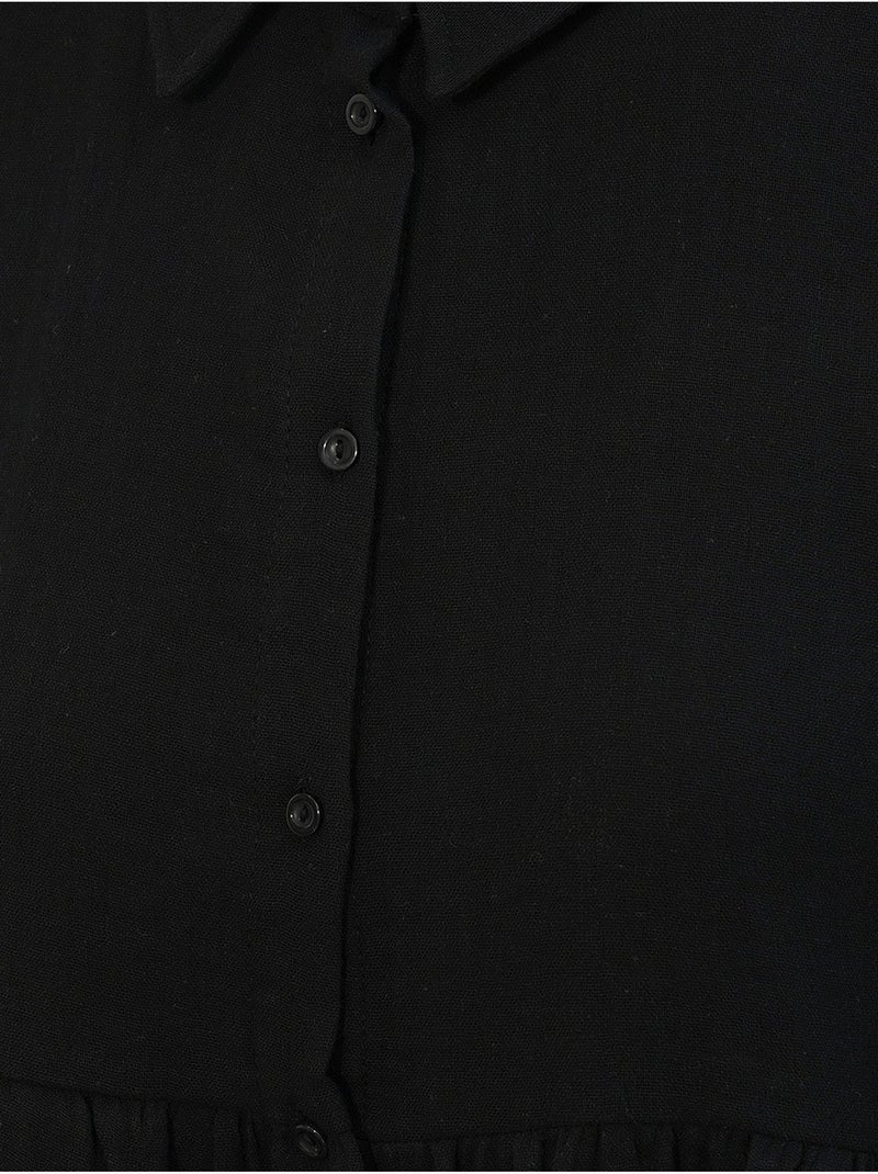 Chemise oversize en coton à manches longues bdart Noir - Kiabi