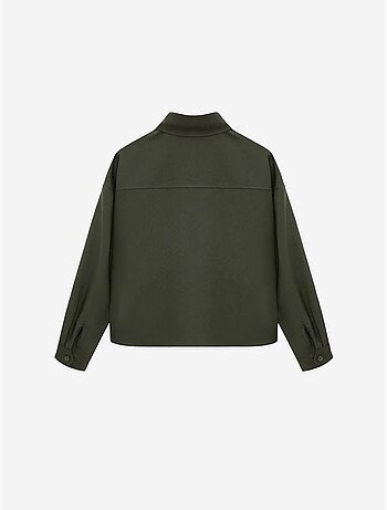 Chemise oversize en crêpe à boutons dilvin