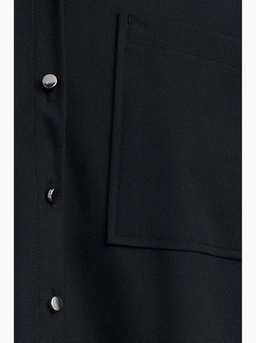 Chemise oversize en crêpe à boutons dilvin - Kiabi Chemise oversize en crêpe à boutons dilvin - Kiabi