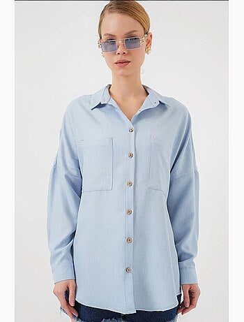 Chemise oversize en lin bdart