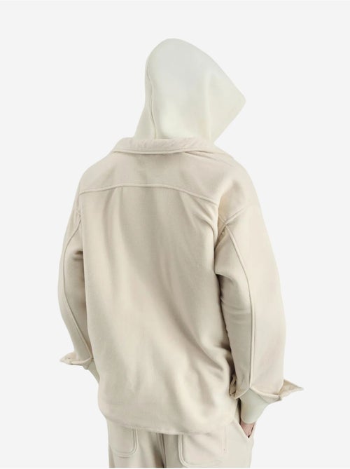 Chemise oversize en peluche tissée avec fermeture à pression giesto - Kiabi