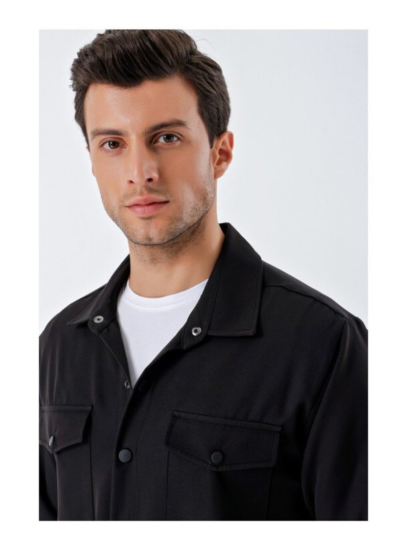 Chemise Oversize Homme Noir Noir - Kiabi