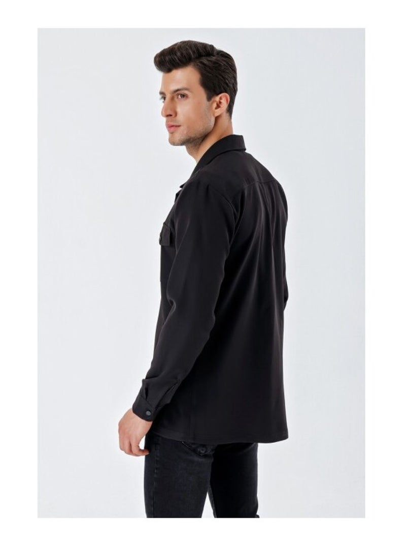 Chemise Oversize Homme Noir Noir - Kiabi