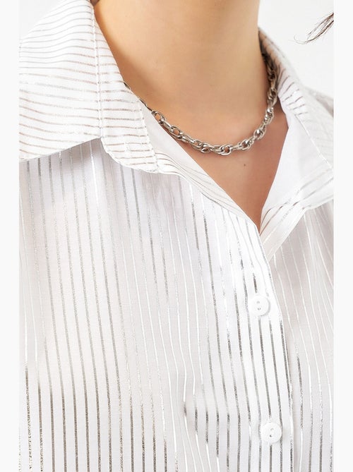 Chemise oversize imprimée à motif abstrait bdart - Kiabi Chemise oversize imprimée à motif abstrait bdart - Kiabi