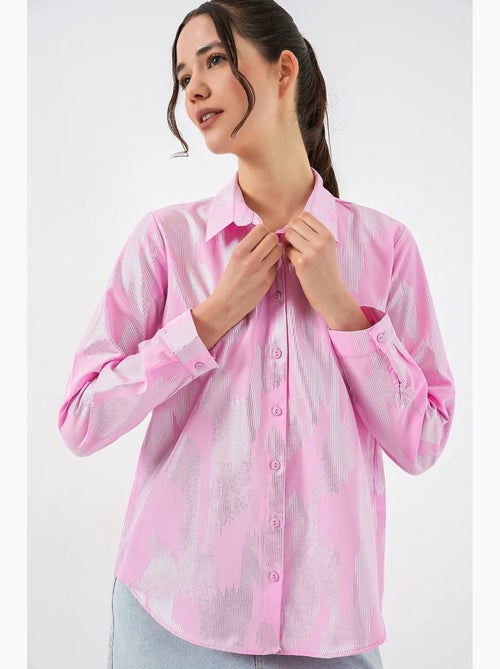 Chemise oversize imprimée à motif abstrait bdart - Kiabi Chemise oversize imprimée à motif abstrait bdart - Kiabi