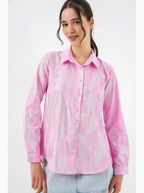 Chemise oversize imprimée à motif abstrait bdart - Kiabi Chemise oversize imprimée à motif abstrait bdart - Kiabi