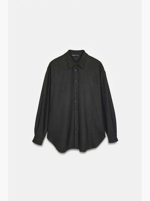 Chemise oversize longue à micro-motif dilvin - Kiabi Chemise oversize longue à micro-motif dilvin - Kiabi