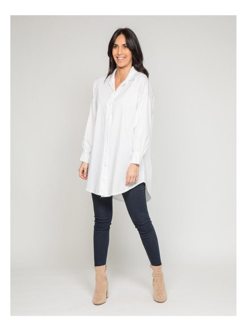 Chemise oversize OKIVA Blanc - Kiabi