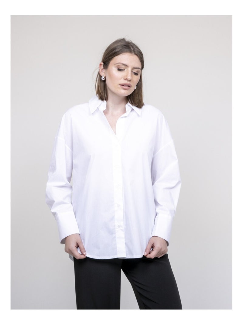 Chemise oversize OPALIA Blanc - Kiabi