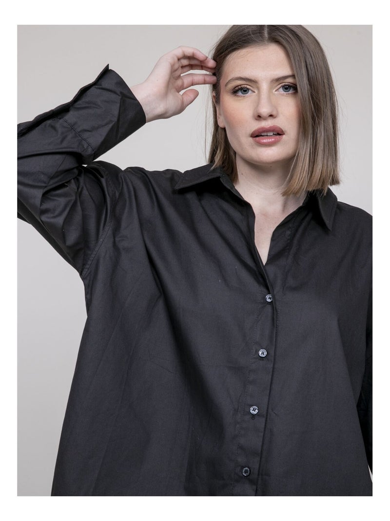 Chemise oversize OPALIA Bleu ciel - Kiabi