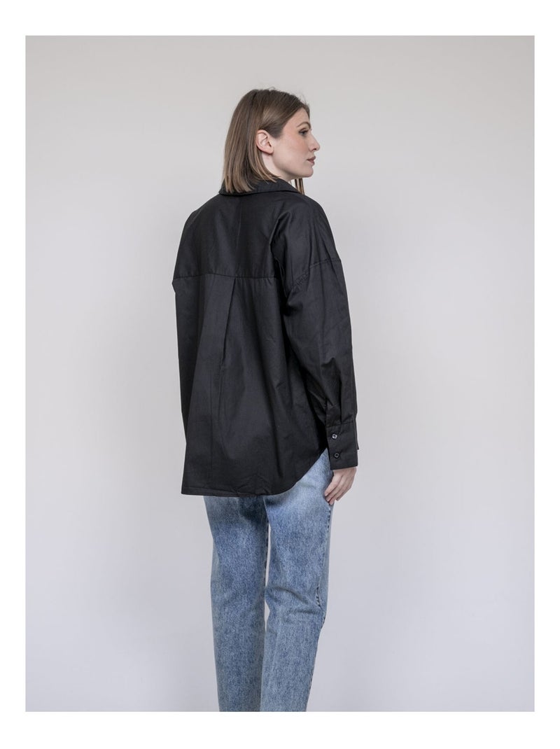 Chemise oversize OPALIA Noir - Kiabi