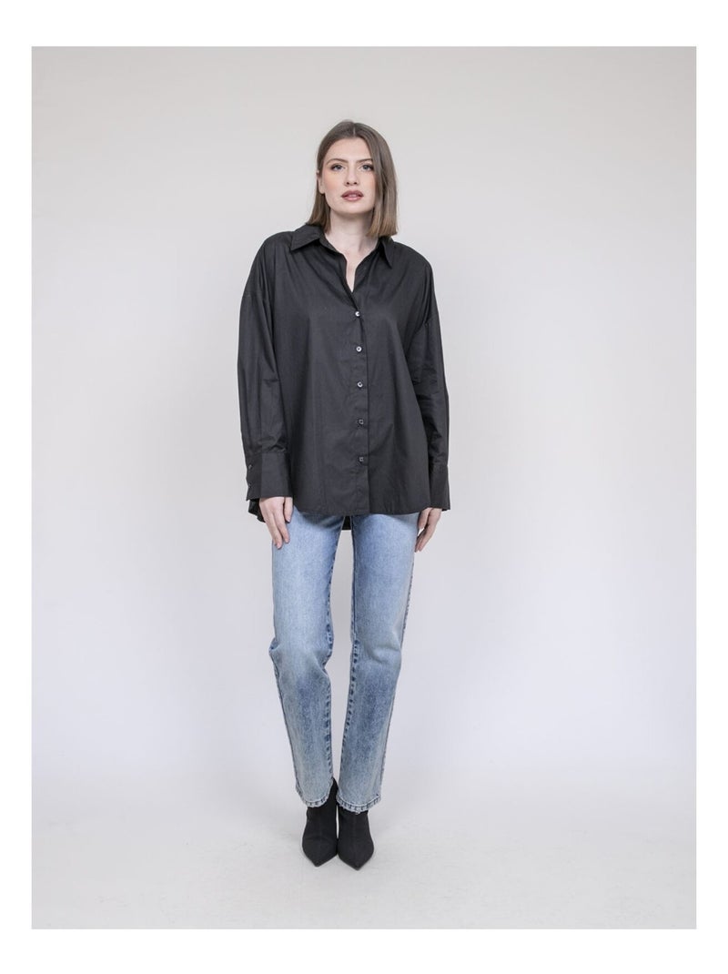 Chemise oversize OPALIA Noir - Kiabi