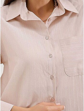 Chemise oversize rayée avec poches bdart