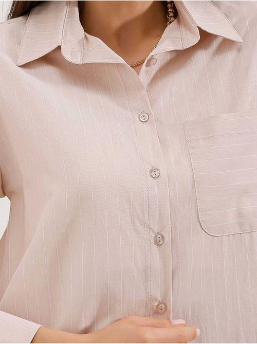 Chemise oversize rayée avec poches bdart - Kiabi Chemise oversize rayée avec poches bdart - Kiabi