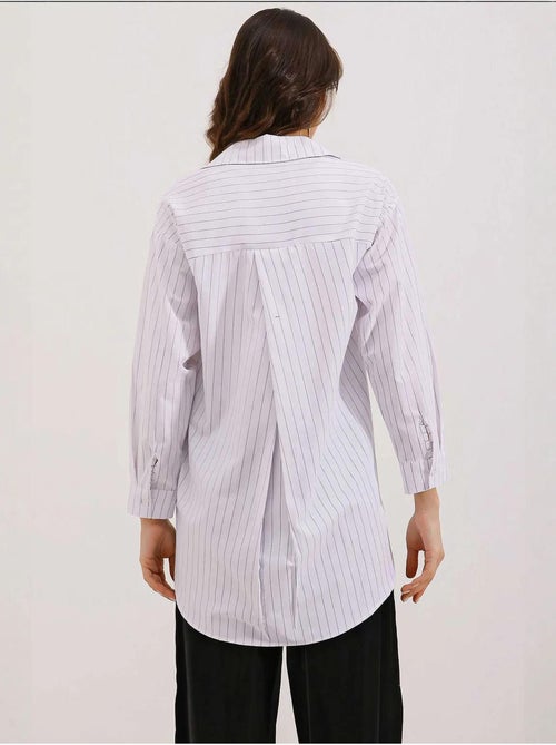 Chemise oversize rayée avec poches bdart - Kiabi Chemise oversize rayée avec poches bdart - Kiabi