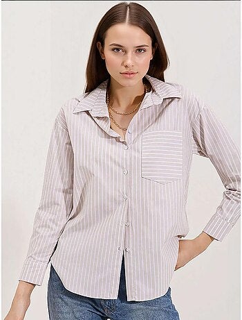 Chemise oversize rayée bdart