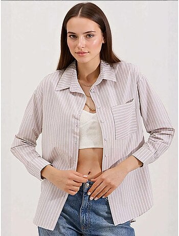 Chemise oversize rayée bdart