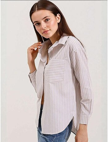 Chemise oversize rayée bdart