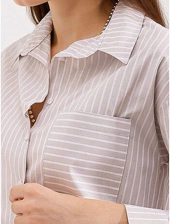 Chemise oversize rayée bdart