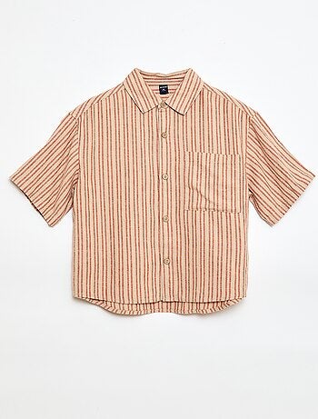 Chemise oversize rayée