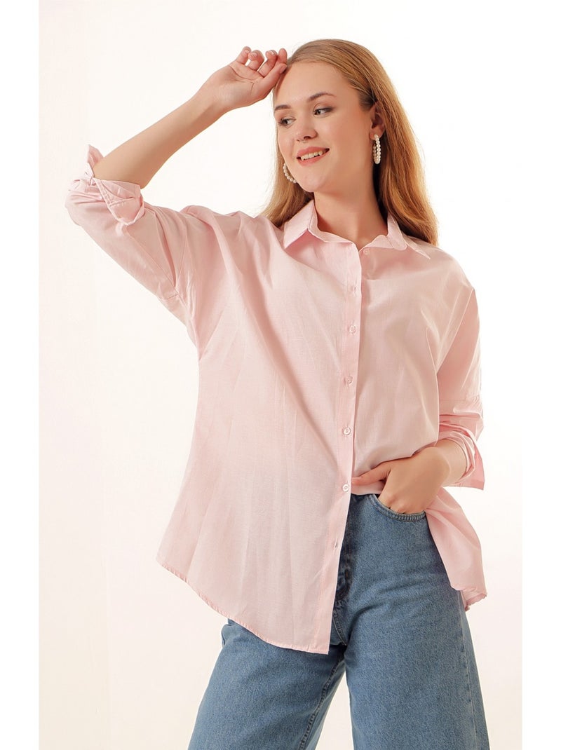 Chemise OVERSIZE Rose - Kiabi