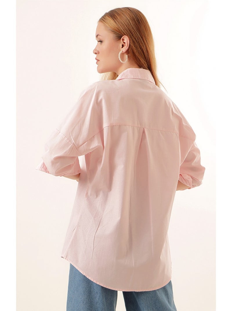Chemise OVERSIZE Rose - Kiabi