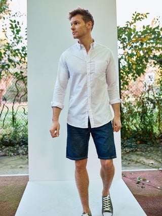 Chemise Oxford à manches longues