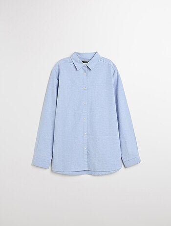 Chemise Oxford à manches longues, MO Fashion
