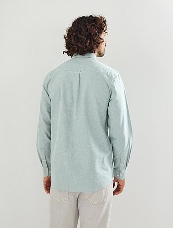 Chemise Oxford à manches longues, MO Fashion