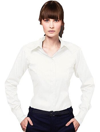 Chemise oxford à manches longues pour dames - kustom kit