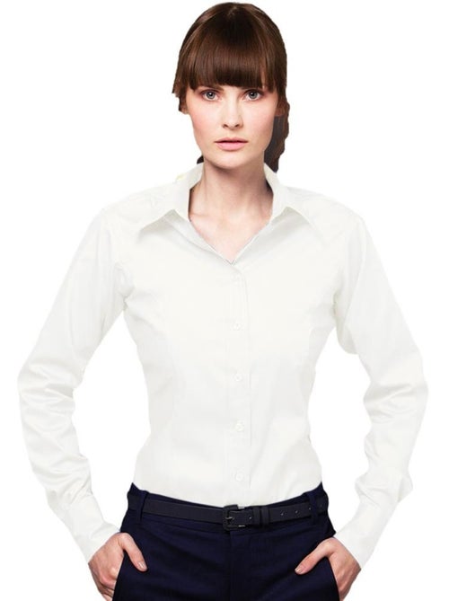 Chemise oxford à manches longues pour dames - kustom kit - Kiabi Chemise oxford à manches longues pour dames - kustom kit - Kiabi