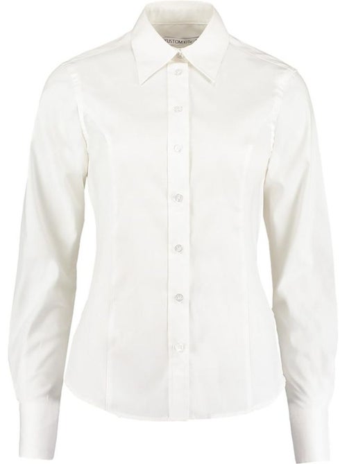 Chemise oxford à manches longues pour dames - kustom kit - Kiabi Chemise oxford à manches longues pour dames - kustom kit - Kiabi