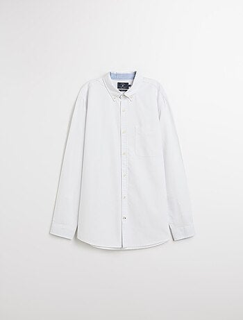 Chemise Oxford à manches longues pour homme MO Fashion