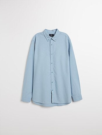Chemise Oxford à manches longues pour homme MO Fashion