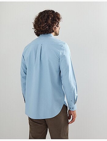 Chemise Oxford à manches longues pour homme MO Fashion