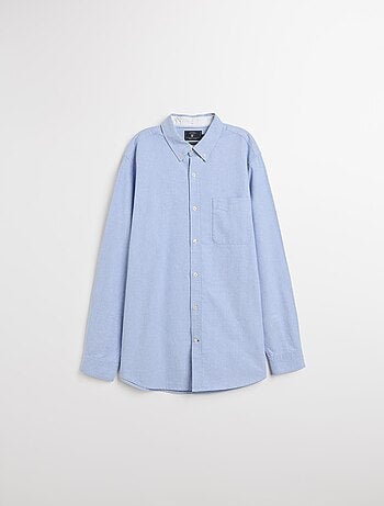 Chemise Oxford à manches longues pour homme MO Fashion