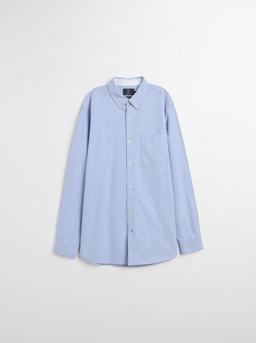 Chemise Oxford à manches longues pour homme MO Fashion - Kiabi