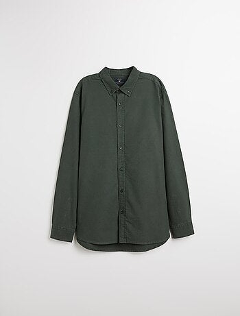 Chemise Oxford à manches longues pour homme MO Fashion