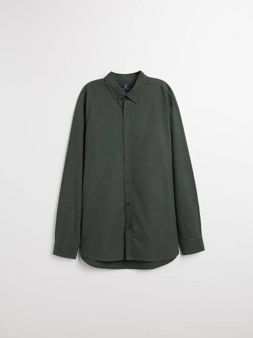 Chemise Oxford à manches longues pour homme MO Fashion - Kiabi