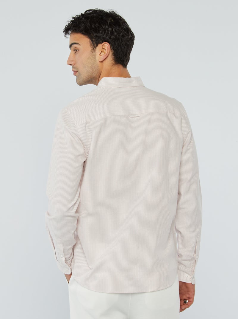 Chemise Oxford à motif ROSE - Kiabi