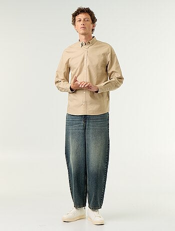 Chemise oxford à ouverture boutonnée