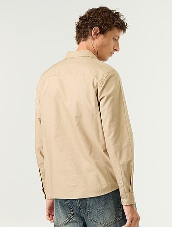 Chemise oxford à ouverture boutonnée