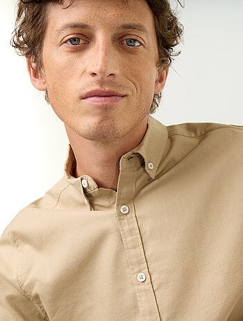 Chemise oxford à ouverture boutonnée