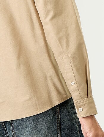 Chemise oxford à ouverture boutonnée
