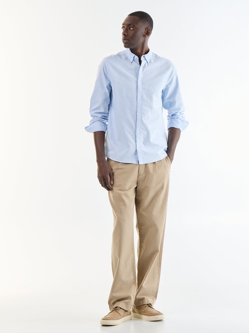 Chemise oxford à ouverture boutonnée - Kiabi Chemise oxford à ouverture boutonnée - Kiabi